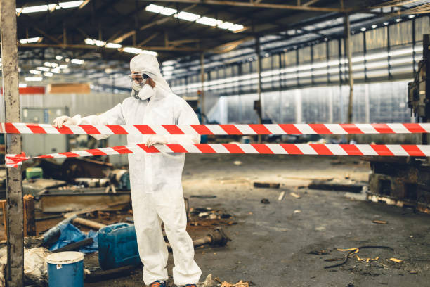 Professional Biohazard technician working in Cedarville, AR